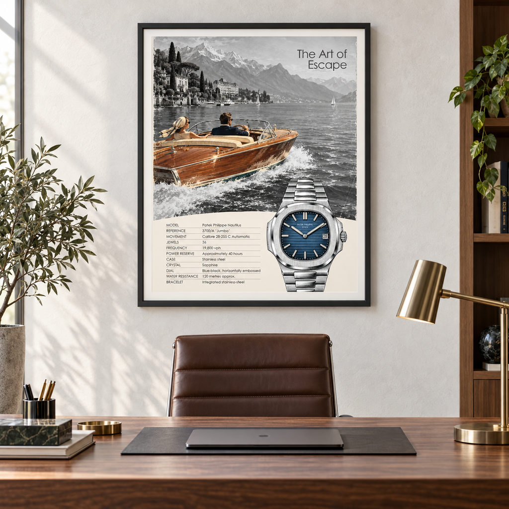The Art of Escape - Patek Philippe Nautilus 3700 Poster