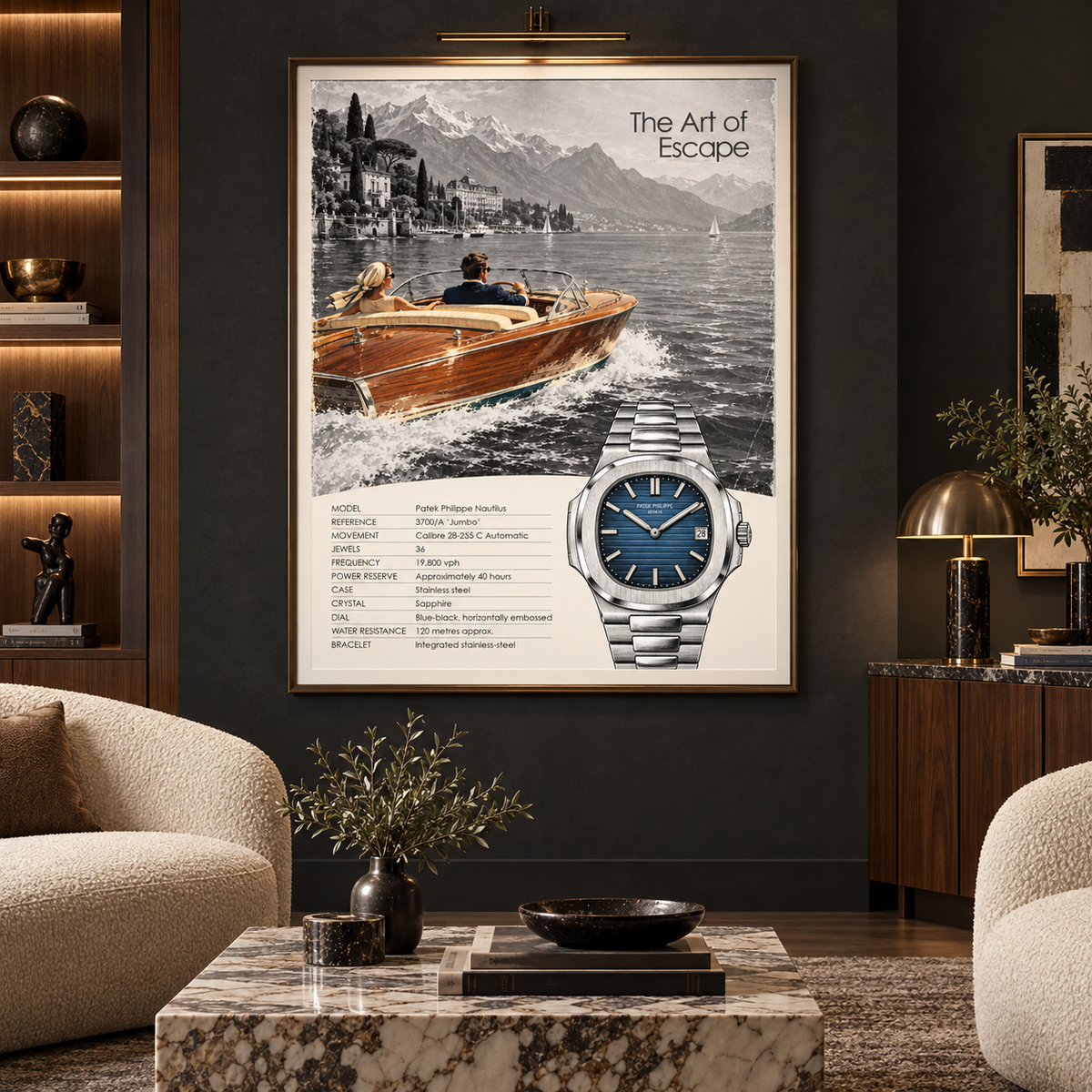 The Art of Escape - Patek Philippe Nautilus 3700 Poster