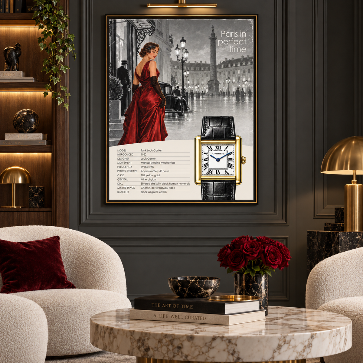 Paris in Perfect Time - Cartier Tank Louis