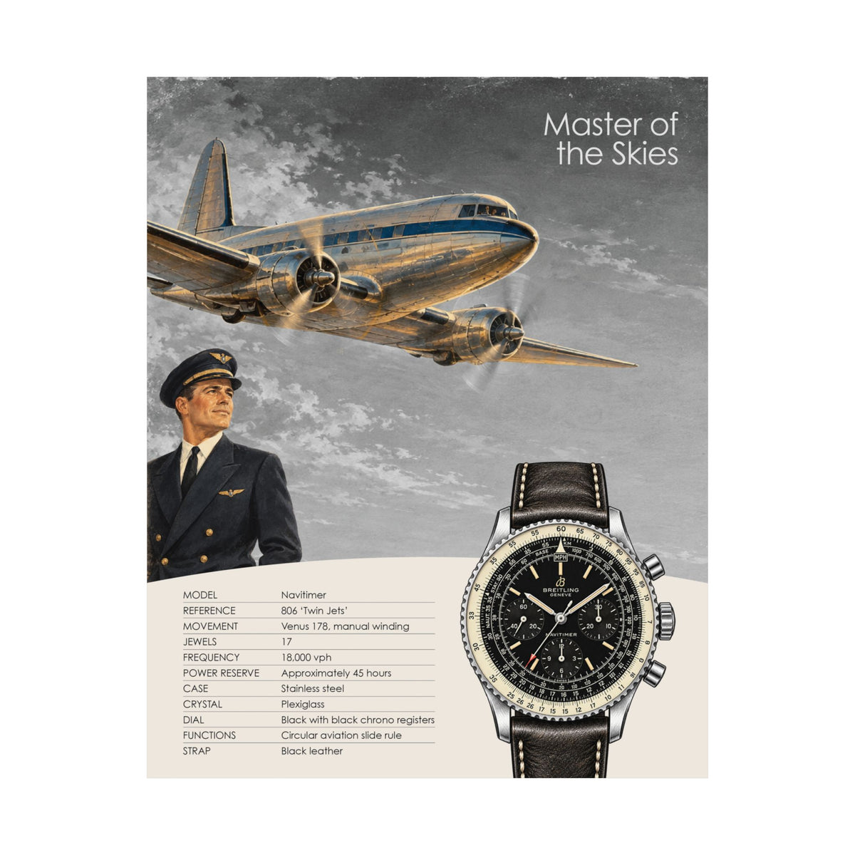 Master of the Skies - Breitling Navitimer 806 Aviation