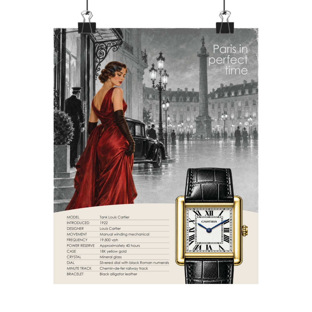 Paris in Perfect Time - Cartier Tank Louis